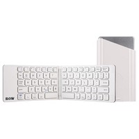 Penjualan langsung dari pabrik Keyboard lipat BT nirkabel portabel awet modis sangat tipis Keyboard lipat