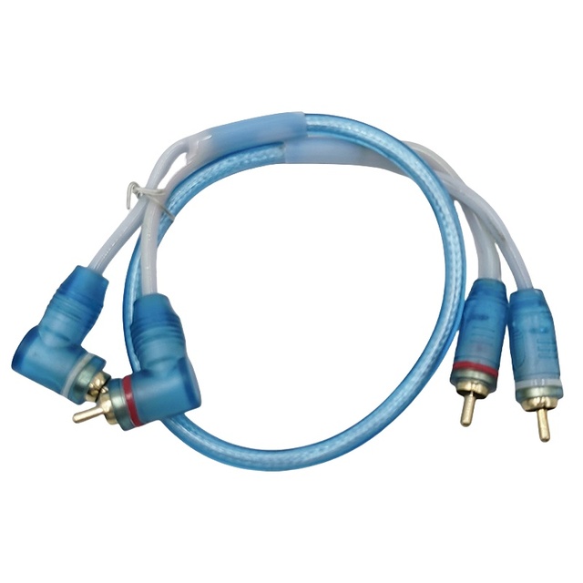 Custom High Quality Male to Male 90 Degree Right Angle Head Auxiliary Rca Cable 3.5mm Car Audio Cable