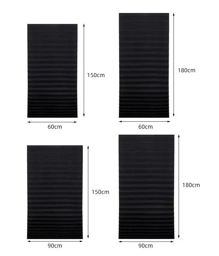 Дешевая самоклеящаяся штора, без Нетканая плиссированная Вертикальная Затемняющая ткань для рулонов, шторы для окон