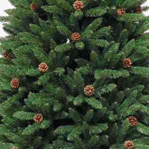 Árbol de Navidad Artificial Pre-Decorado de 210 cm, Verde Buckingham Firme con Hojas de Roble, Gran Venta en Europa - Product Image 3