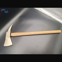 Hache de pompier en laiton avec manche en bois |   Outil de sécurité antidéflagrant et anti-étincelles - Hayonex