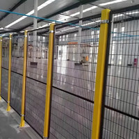 Clôture de séparation d'atelier de jardin en métal durable pour la décoration d'aménagement paysager de protection des animaux de compagnie
