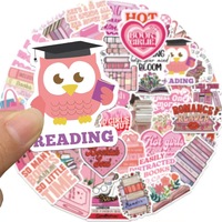 50 pezzi rosa libro in PVC adesivi autoadesivi per parete tavola decorazione gesus ti amo citazione adesivo