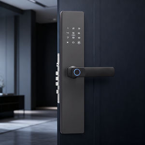 Serrure intelligente pour porte en bois avec code, télécommande, journal d'activités, visualisation via application, accès par empreinte digitale/RFID, cryptage antivol, carte mémoire - Product Image 1