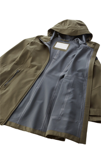 <span class=keywords><strong>Parka</strong></span> légère imperméable pour <span class=keywords><strong>femme</strong></span> avec capuche pluie, vêtements d'extérieur en tissu respirant et coupe-vent extensible coutures étanches personnalisées - Product Image 4