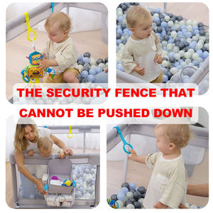 Parc de jeux pour bébé personnalisé grand format avec porte - Parcs pour bébés personnalisés - Product Image 5