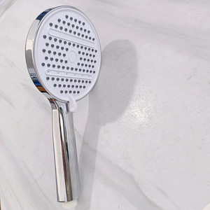 Cabezal de Ducha Manual Royal Stan de 12 cm, Plateado, Presurizado, con Diseño de Flor de Loto - Product Image 3