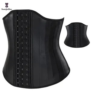 12 Inches Length Cincher Shape And Flatten Tummy Back Support 100% Latex 25 Steel Bone Standard Chest-Curve Waist Trainer