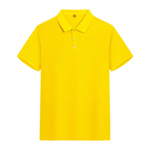 Camiseta Polo Unisex de Manga Corta, Color Sólido, Fibra de Poliéster, para Uso Diario y Laboral - Product Image 1