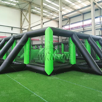 Parcours d'obstacles gonflable professionnel de paintball CS 2025, course, glisse, location, équipement de jeu sportif gonflable en vente