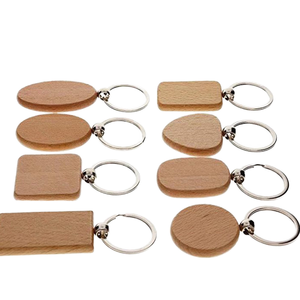 Llaveros de Madera y Hierro Personalizados al por Mayor de Fábrica, Etiquetas para Llaves Hechas a Mano, Diseño en Madera en Blanco, Llaveros de Madera con Logotipo Impreso - Product Image 2