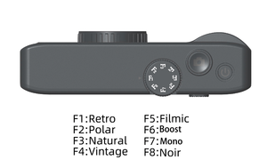 מצלמה דיגיטלית ללא מסך לקמפינג-מדיה חברתית עם פלאש xenon פלאש 8 מסננים מסך מצלמה דיגיטלית רטרו חינם - Product Image 5