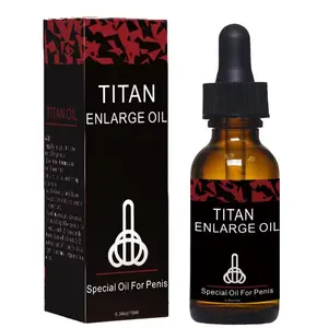 Nuevo producto 2024 sexo masculino retardo de tiempo erección crema Titan aceite gran mejora masculina pene aumento aceite de agrandamiento