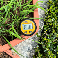 Testeurs de pH du sol numériques en plastique de haute qualité avec écran LCD, piles AAA, pour mesurer l'humidité et les niveaux de pH des plantes en pot
