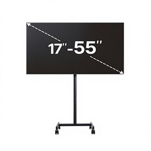 Carrito Móvil con Ruedas para TV, para Sala de Estar, Dormitorio u Oficina - Product Image 5