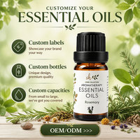 Huile Essentielle Pure de Romarin 10ml – Qualité Supérieure pour Aromathérapie, Diffuseur Revitalisant, Mélange Capillaire Naturel