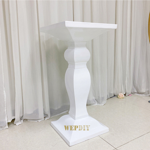 Elegant Wedding Decoration White Glass <strong>Flower</strong> <strong>Vase</strong> 91cm Tall Table Centerpiece Stand - Product Image 2