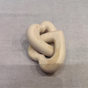 Décorations de la Saint-Valentin, cœurs en bois imbriqués, nœud d'amour en bois, cadeaux pour couples, accessoires esthétiques pour table basse - Product Image 2