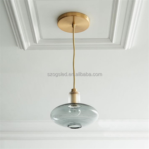 <span class=keywords><strong>Globe</strong></span> en <span class=keywords><strong>Verre</strong></span> D'art Soufflé À la Main Pendentif Lumière Plafonnier - Product Image 3