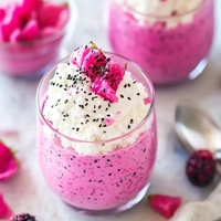 Poudre de fruit du dragon rouge biologique 100% pure, poudre de pitaya, superaliment pour les smoothies, la pâtisserie, végétalien