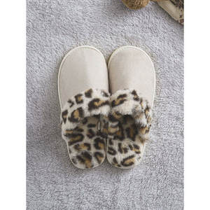 Stampa animalier Perpoint Pattern per pantofole 230 ~ 250 mm zoccolo soggiorno con comode caratteristiche di conversazione - Product Image 1