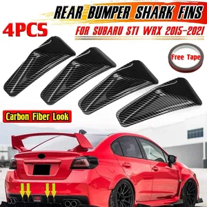 ชุดแต่งครีบฉลามดิฟฟิวเซอร์กันชนหลังรถยนต์ 4 ชิ้น สำหรับ Subaru STI WRX ปี 2015 2016 2017 2018 2019 2020 2021 - Product Image 1