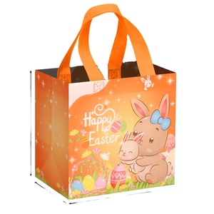 Bolsas de Regalo para Fiestas de Cumpleaños, Bolsas de Regalo con Asa, Bolsas de Regalo de Tela No Tejida con Diseño de Feliz Cumpleaños - Product Image 1