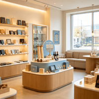 Aménagement intérieur personnalisé pour magasin de Judaica, présentoirs complets pour la boutique, support d'Esrog assorti, quatre espèces, pour la fête de Sukkot
