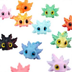 <span class=keywords><strong>Figurine</strong></span> d'Axolotl Articulé Imprimé en 3D, Jouet Anti-Stress <span class=keywords><strong>Dragon</strong></span>, Miniature Animale Colorée en PLA, Cadeau Ornemental Articulé - Product Image 3