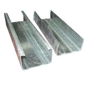 <span class=keywords><strong>Profil</strong></span>és en acier <span class=keywords><strong>galvanisé</strong></span> en forme de <span class=keywords><strong>C</strong></span> pour cloisons sèches en plaques de plâtre - Product Image 1