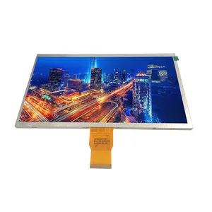 10.1 polegadas TFT LCD 1024*600 resolução RGB interface IPS tipo 550 brilho tela módulo