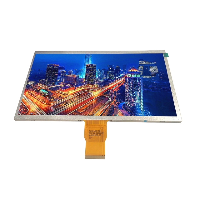 10.1 inch TFT LCD display 1024*600 resolution RGB interface IPS type 550 brightness display screen module