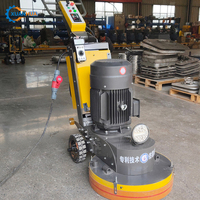 Machine de meulage et de polissage de sols et de béton automatique télécommandée, robuste, avec moteur de 18,5 kW, puissance 380 V