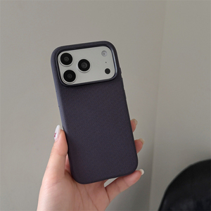 เคสโทรศัพท์แม่เหล็กคุณภาพสูง ผลิตจากผ้าแท้ Techwoven สำหรับ iPhone 14 15 16 17 Pro Max พร้อมปุ่มฟังก์ชัน AI Smart พร้อมโลโก้ - Product Image 4
