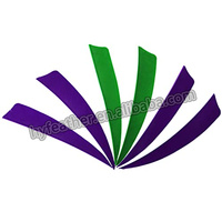 Vert véritable aile naturelle tir à l'arc flèche empennage aubes plume de dinde pour bricolage tir à l'arc chasse cible tir flèche accessoire
