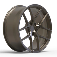 Jantes forgées 1 pièce 19 20 21 22 pouces Bronze Mat Luxe pour BMW M240i G20 G30 G42 5x112 Personnalisées en Aluminium 6061 T6