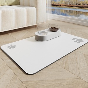 Kingtale, suministros personalizados para mascotas, accesorios para perros, alfombrilla de alimentación para mascotas, sin manchas, alfombrilla dispensadora de agua para perros de secado rápido - Product Image 4