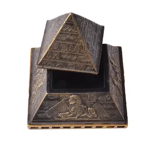 Yaratıcı mısır piramidi reçine el sanatları ev dekorasyon mücevher kutusu