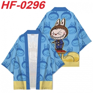 Kimono japonais personnalisé Zimomo Mokoko, dessin animé, cape en mousseline pour adultes - Product Image 3