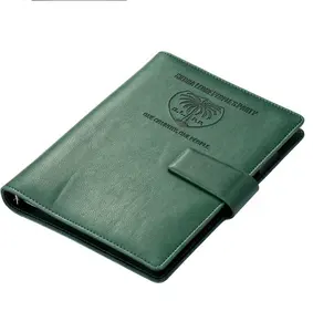 Hot products 2023 new arrivals custom cover and inner pages green loose leaf planner a5 binder notebook