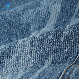 جينز رجالي عالي الجودة من BENTURA بتصميم مخصص وشعار جلدي وغسيل قديم ورقعات مميزة وخصر مزدوج - Product Image 4