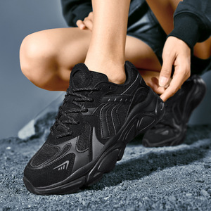 รองเท้าวิ่งผ้าตาข่ายแบบยูนิเซ็กซ์น้ำหนักเบาระบายอากาศดีพื้นยางชั้นนอกพื้นรองกลาง EVA ใส่ลำลองในฤดูใบไม้ผลิ - Product Image 3