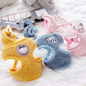 Produk Hewan Peliharaan Anjing Kecil Harness Tali Set Aksesoris Hewan Peliharaan Anjing Kalung untuk Berjalan Kaki Patroli Lembut Keluar Harness - Product Image 4