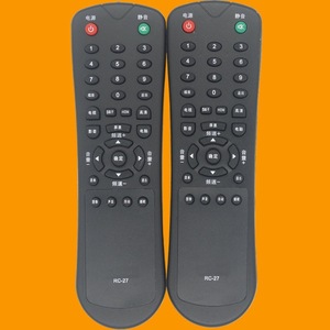 Télécommande Crystal Beads Rc-27 pour téléviseur, 18,2x5,2x2,4 cm, code fixe, distance de transmission d'environ 10 m - Product Image 1