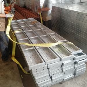 Building Steel Scaffolding Plank Hot <b>Dip</b> Galvanized Construction Scaffolding Metal Scaffold Plank With Hooks - Product Image 4
