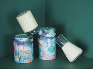 Tái Chế Tùy Chỉnh Nến Bao Bì Kraft Ống Giấy Hương Thơm Sang Trọng Sáp Hương Thơm Nến Quà Tặng <span class=keywords><strong>Container</strong></span> Cho Nến - Product Image 5