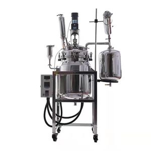 Tangki baja tahan karat reaktor hidrogenasi laboratorium baja tahan karat lapisan ganda kualitas tinggi - Product Image 3
