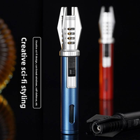 Briquet torche à jet rechargeable coupe-vent pour cigares, barbecue, camping, soudage, pistolet de pulvérisation portatif haute puissance, coupe-vent, best-seller