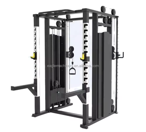 Equipo de Gimnasio Comercial: Máquina Multifuncional Smith con Cable Crossover y Rack de Sentadillas para Entrenamiento Funcional - Product Image 1