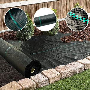 6.5FTx300FT Premium Weed Barrier Fabric Heavy Duty 3.2OZ, Woven Weed Control Fabric, High Permeability Good for Flower Bed - Product Image 4